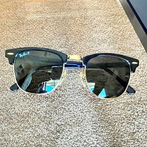 Ray Ban Clubmaster polarized sunglasses